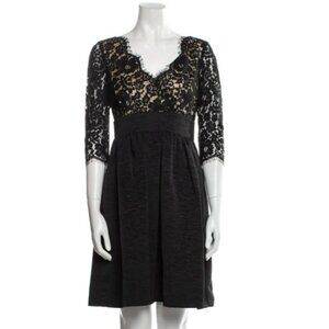 Eliza J Black with Lace Cocktail Dress Size 14